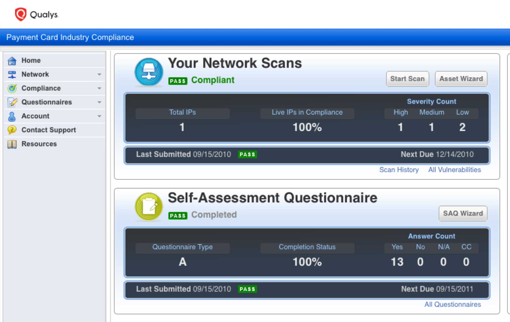 PCI ASV Compliance
